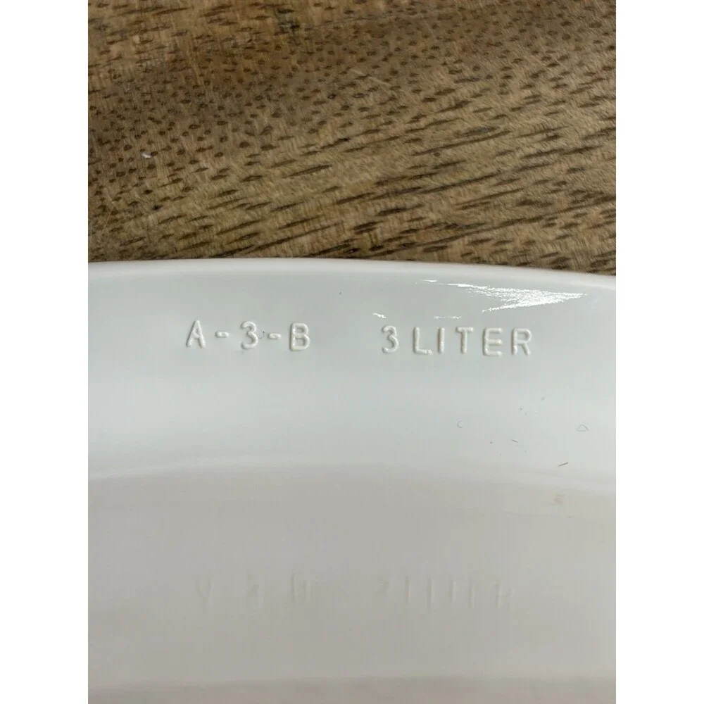 CorningWare SYMPHONY 3L  Sandstone A-3-B Casserole Dish w/Amber  Lid Near MInt